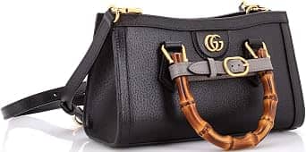 Gucci Diana Shoulder Bag Women's bags Mini White Calfskin Gold Used - Very Good