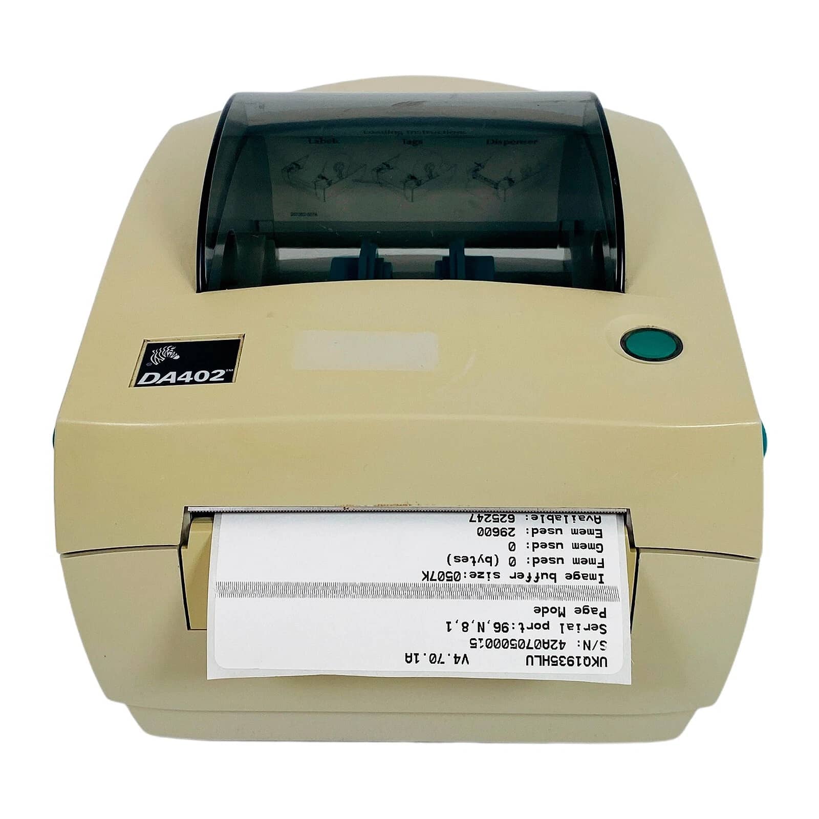 Zebra DA402 Printers Used - Good