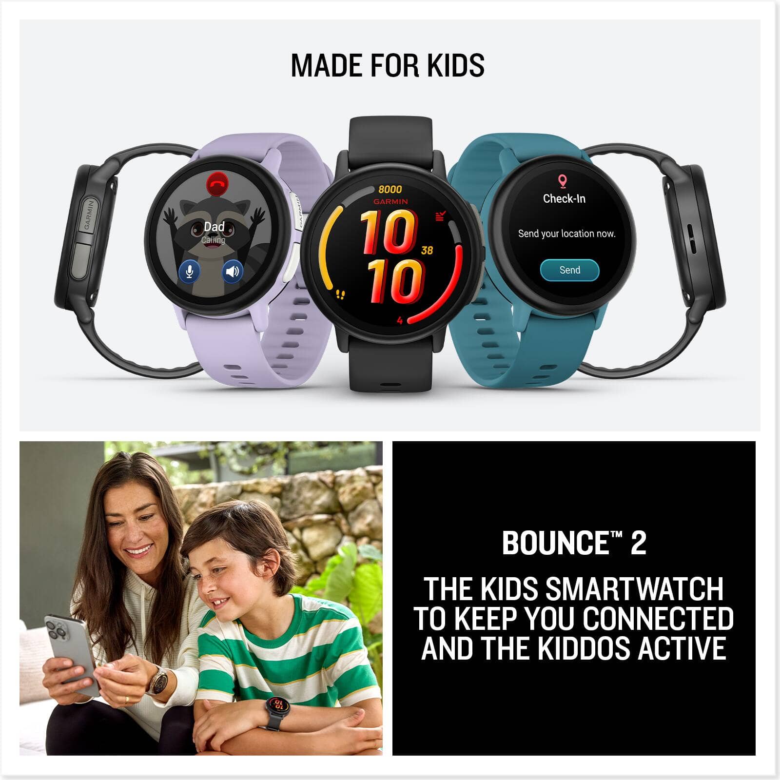 Garmin Bounce 2 Smartwatches Purple 43mm New