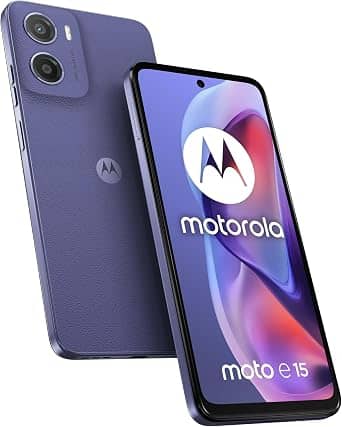 Motorola Moto E15 Cell Phones Blue 64GB Unlocked New