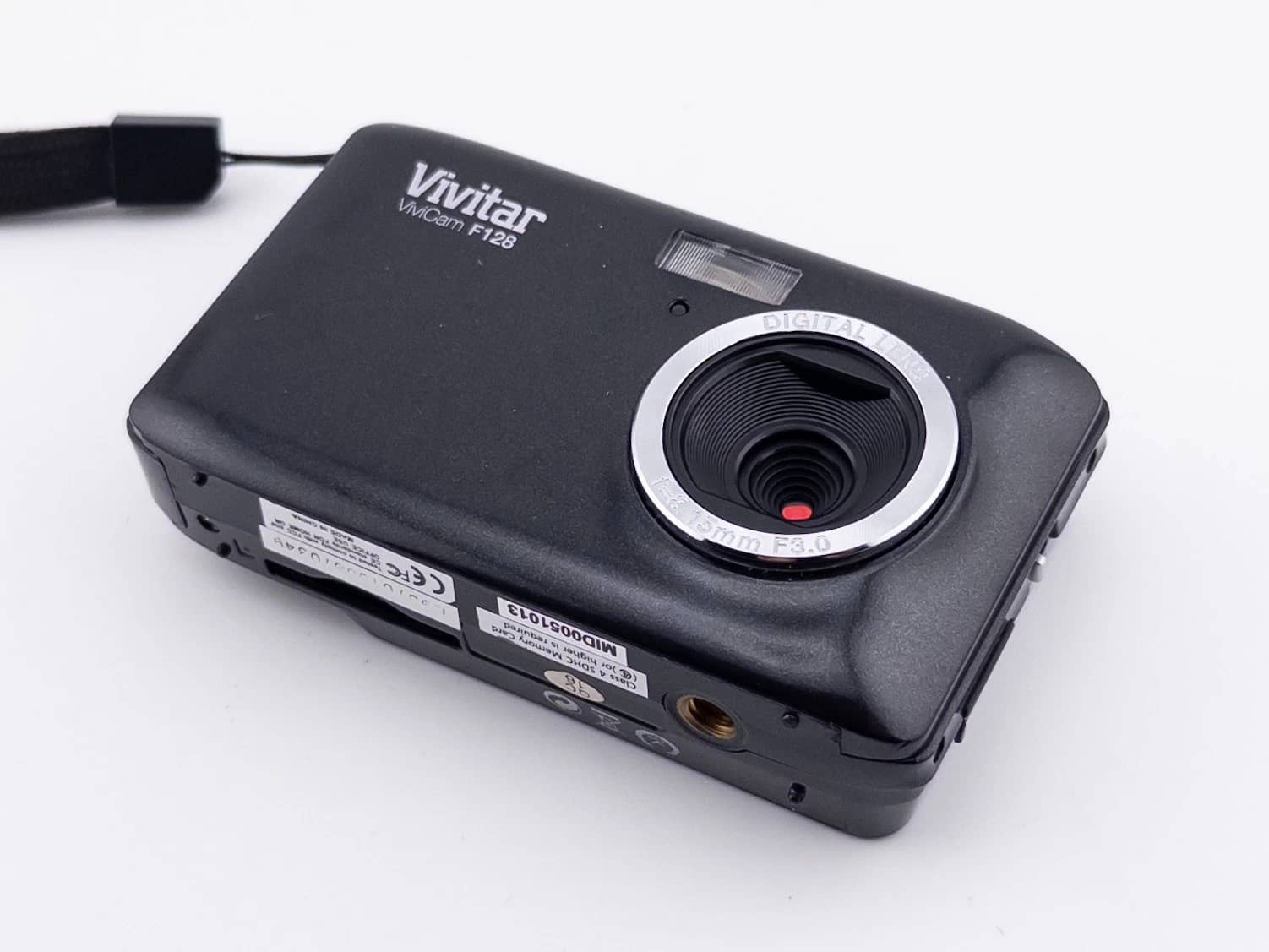 Vivitar ViviCam F128 Digital Cameras Black New