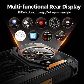 FOSSiBOT F101 Cell Phones Orange 128GB Unlocked New