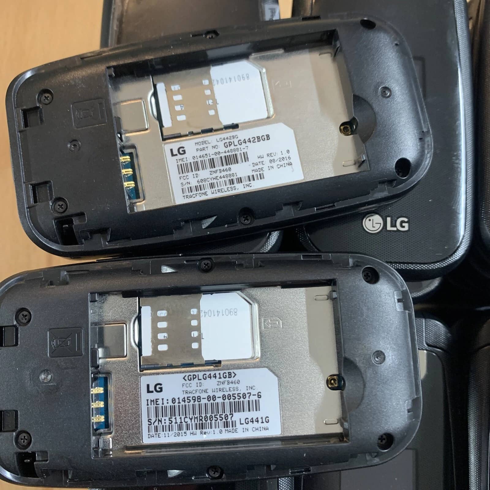 LG 441G Cell Phones Black Not specified Tracfone For parts or not working