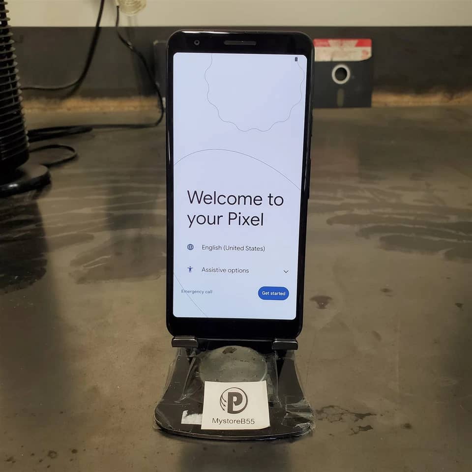 Google Pixel 3a Cell Phones Black 64GB T-Mobile Refurbished - Premium