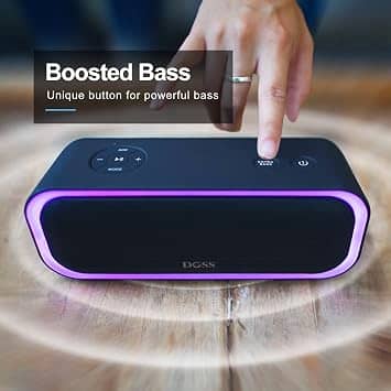 DOSS Soundbox Pro Portable Bluetooth Speakers Black New