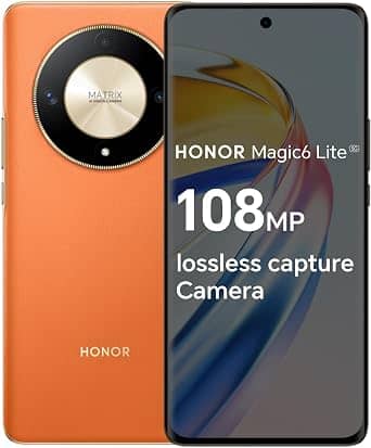 Honor Magic6 Lite Cell Phones Orange 256GB Unlocked New