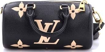 Louis Vuitton Papillon Shoulder Bag Women's bags Small Yellow Epi Leather New