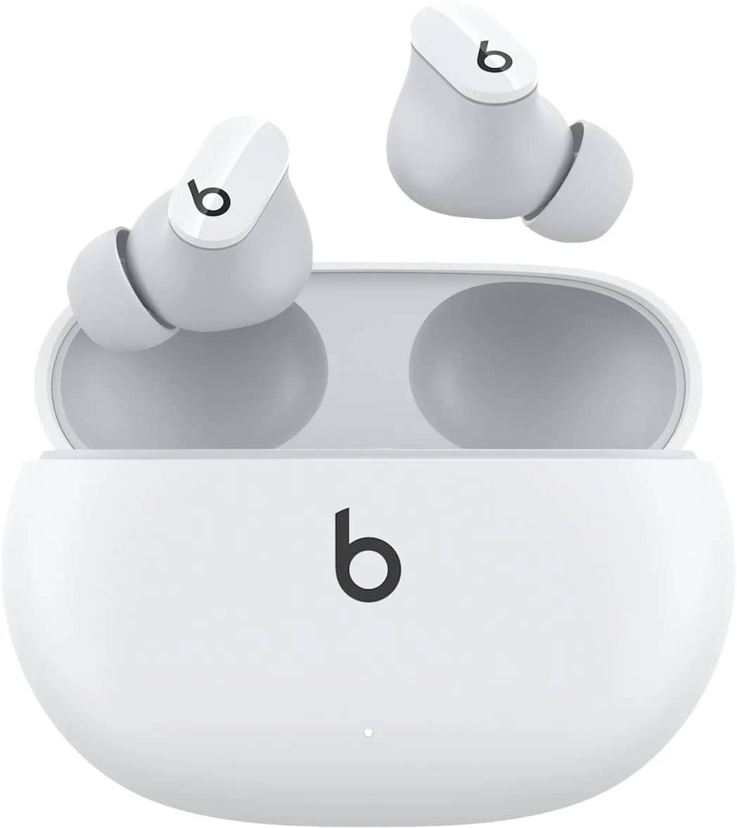 Beats Studio Buds White Totally Wireless Noise Headphones & Earbuds Refurbished - Excellent