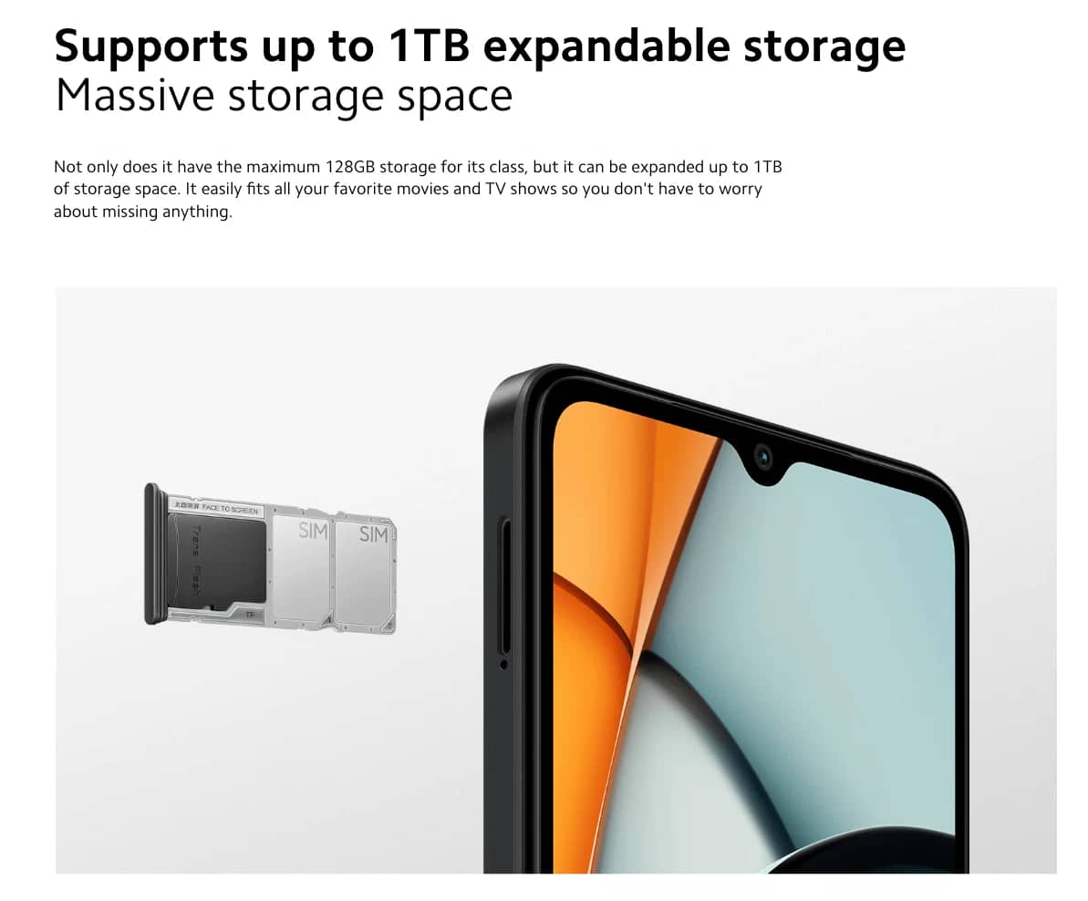 Xiaomi redmi a3 Cell Phones Black 128GB Unlocked New