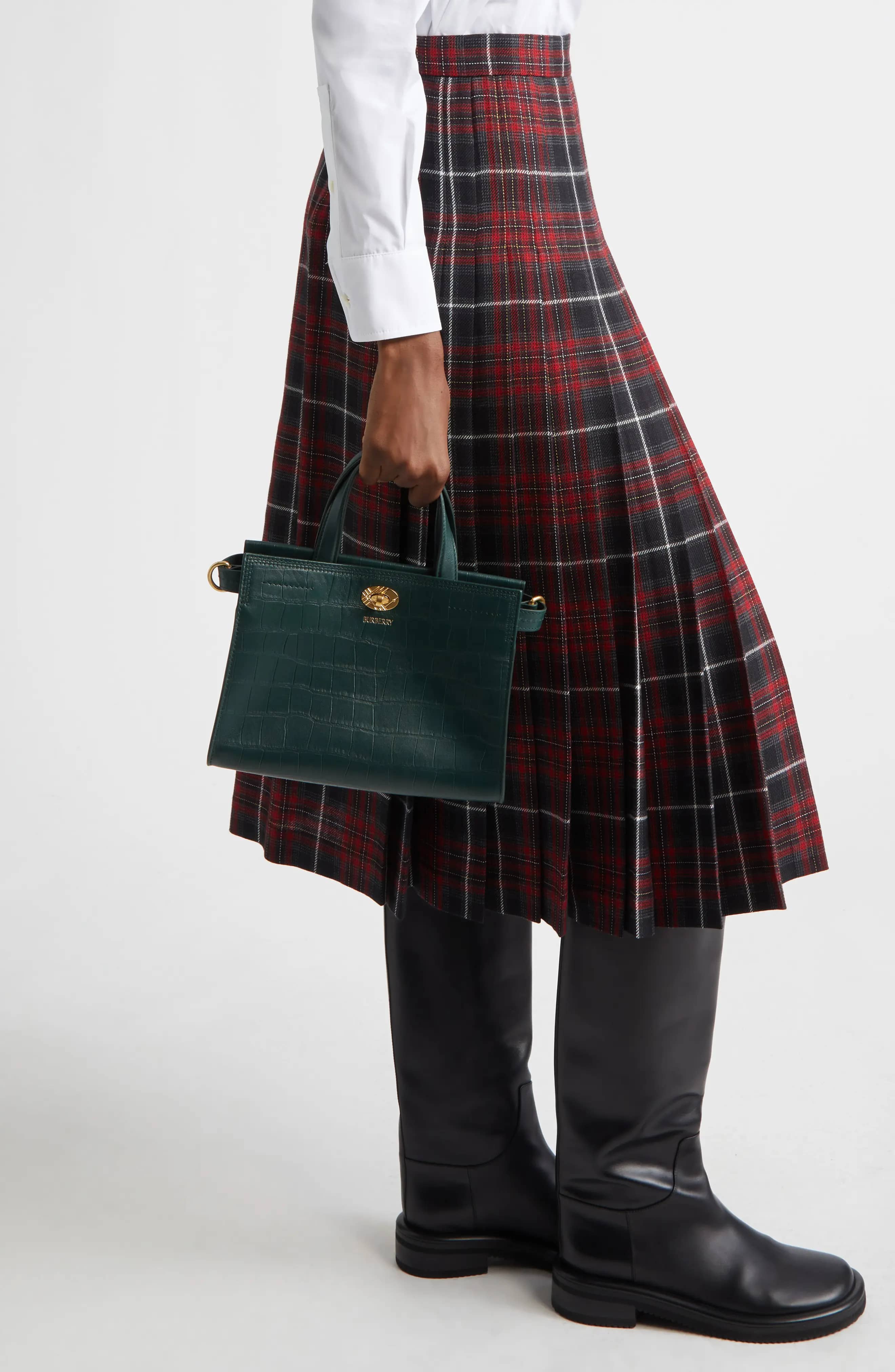 Burberry Cotswolds Tote Women's bags Mini Brown Leather New