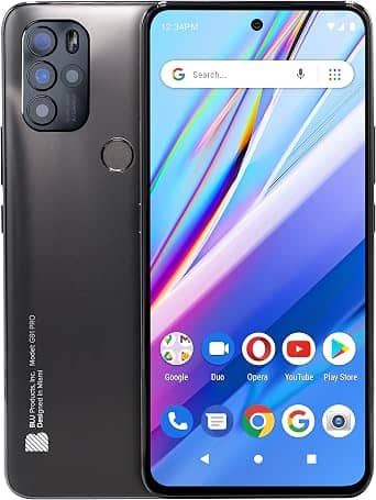 BLU G91 PRO Cell Phones Gray 128GB Unlocked New