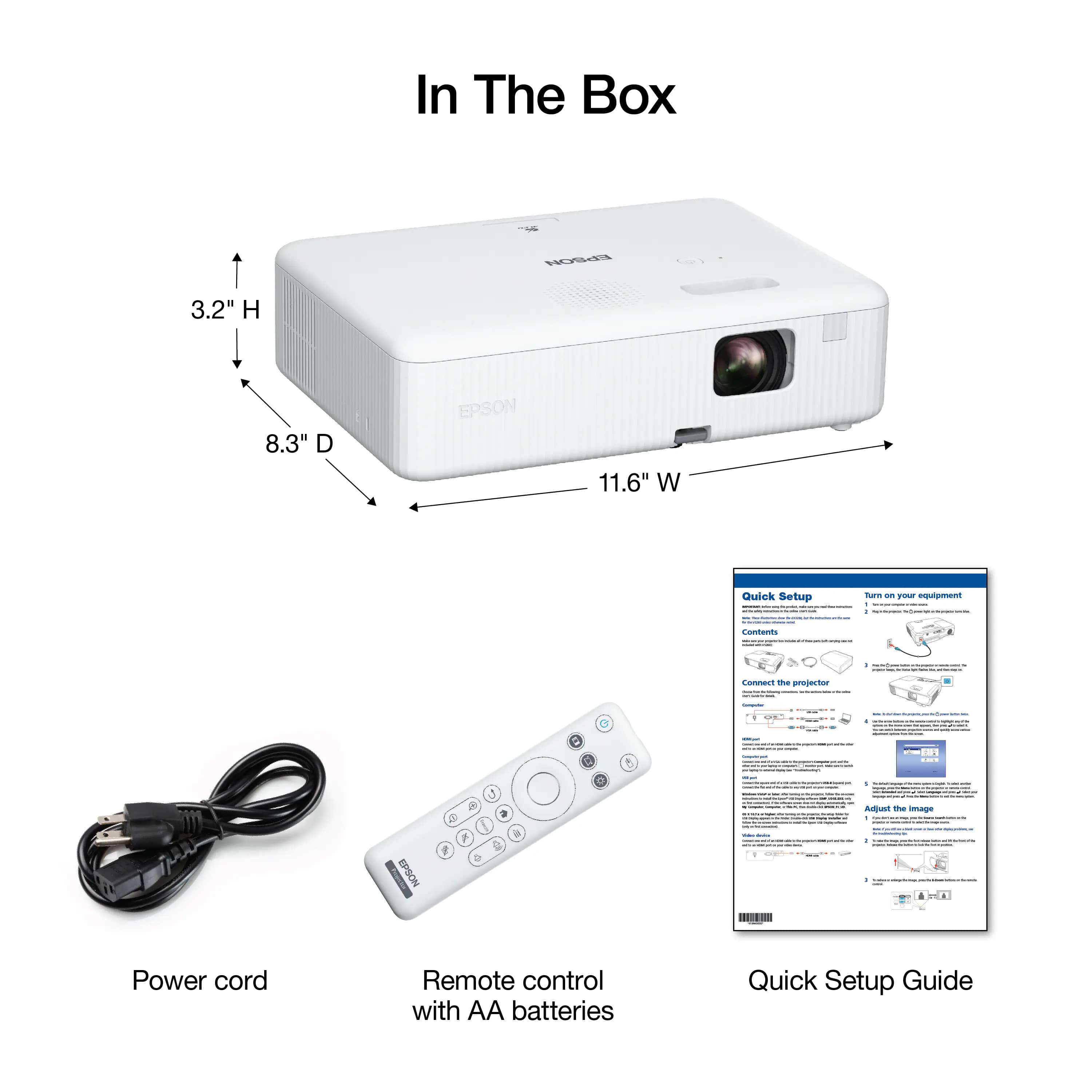 Epson EpiqVision Flex CO-W01 Projectors New