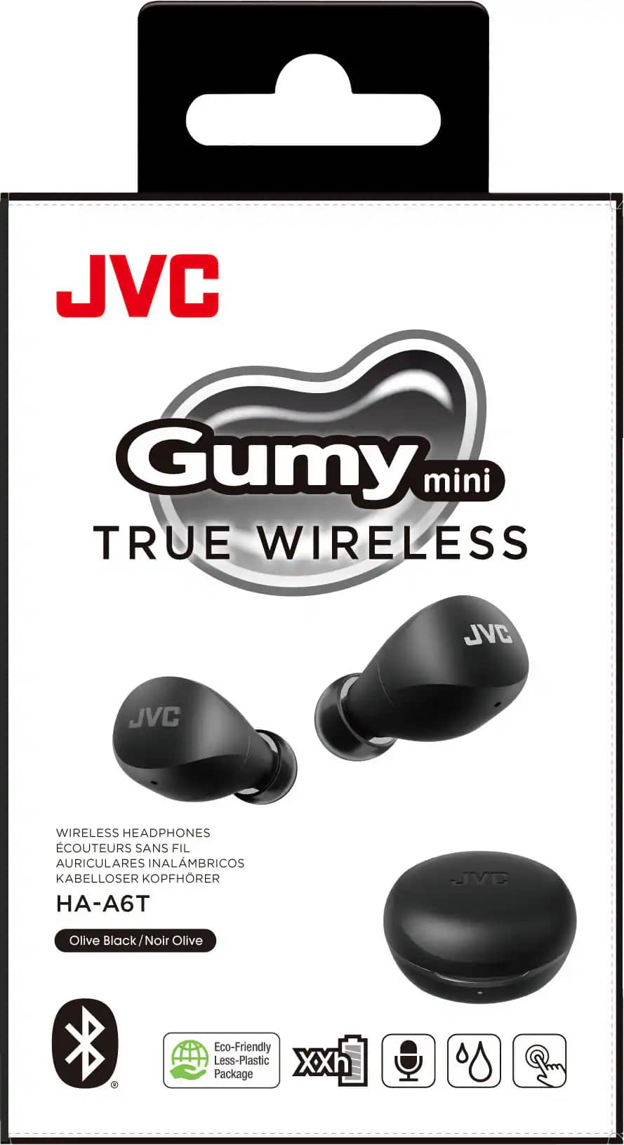 JVC HAA6TB Headphones & Earbuds Black New