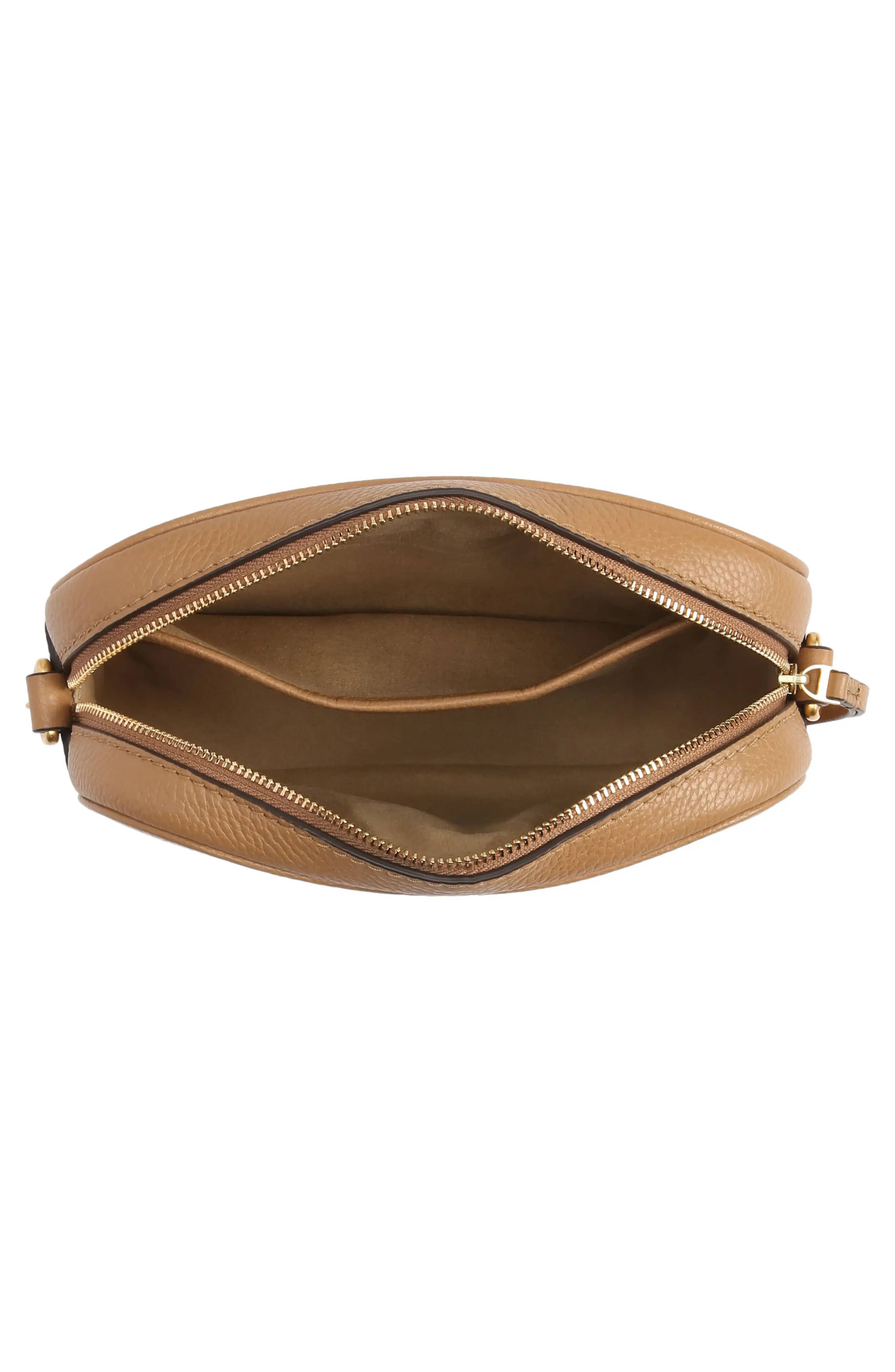 Tory Burch McGraw Women's bags Tiramisu Leather Camera Bag New