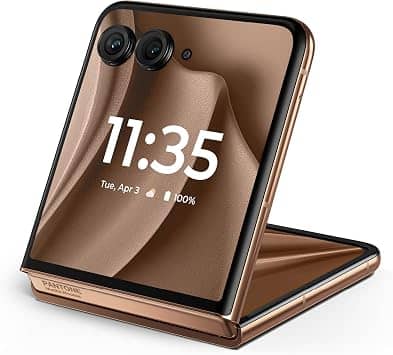 Motorola Razr+ 2025 Cell Phones Brown 256GB T-Mobile New