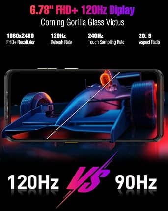 Ulefone Armor 25T Pro Cell Phones Black 256GB Unlocked New