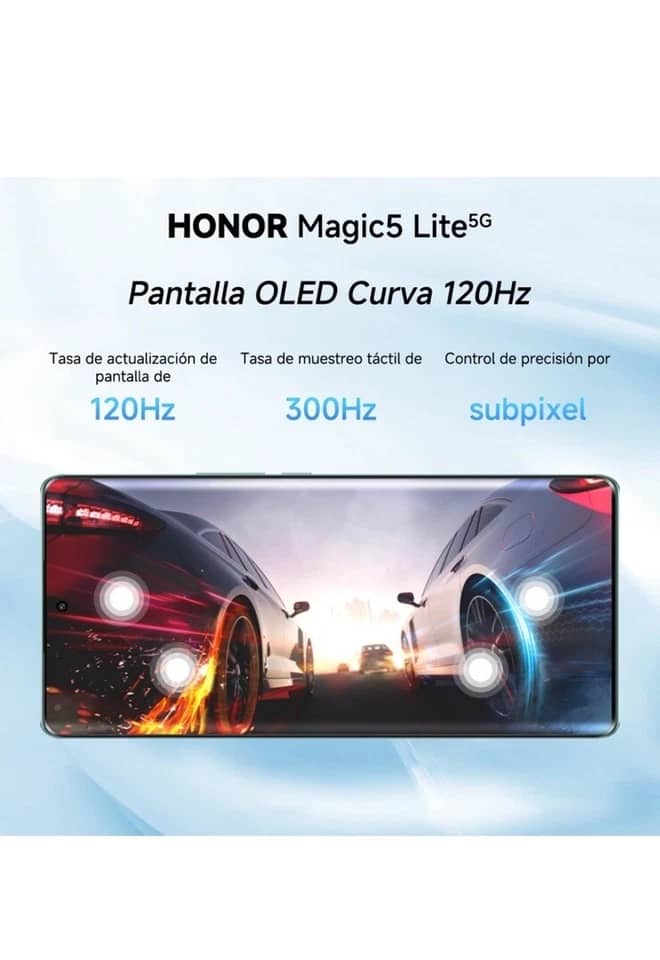 Honor Magic5 Lite Cell Phones Silver 256GB Unlocked New