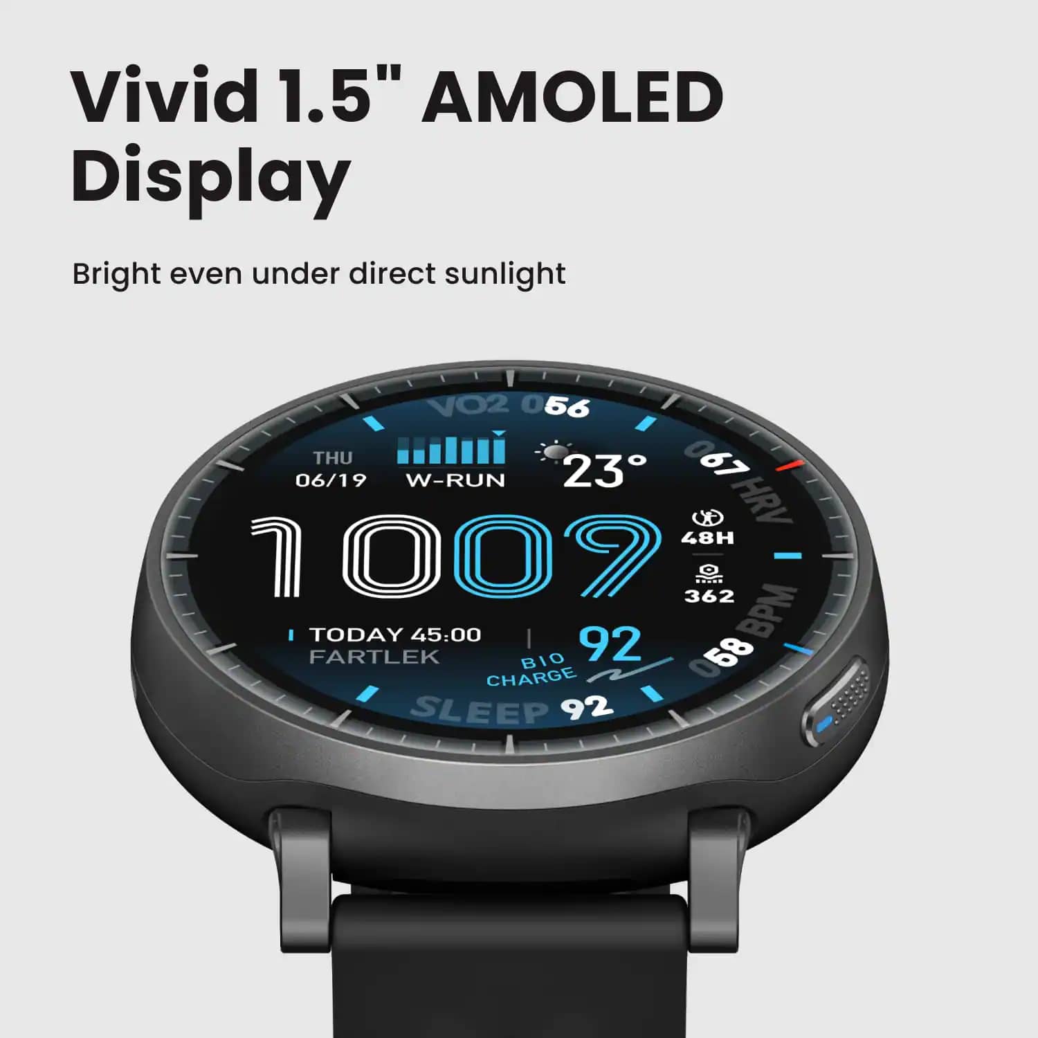 Amazfit Amazfit Active Max Smartwatches Black 48mm New