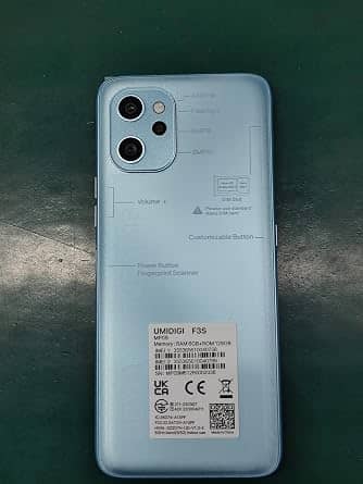 UMIDIGI F3S Cell Phones Blue 128GB Unlocked New