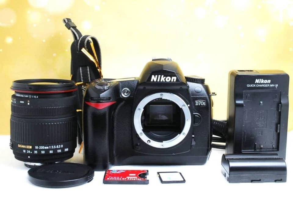 Nikon D70S Digital Cameras Black Body Only New