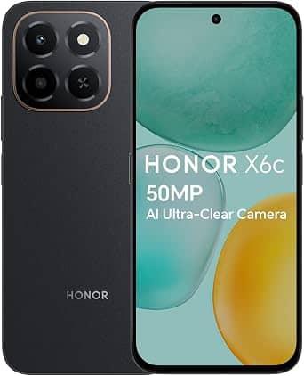 Honor X6c Cell Phones Black 128GB Unlocked New