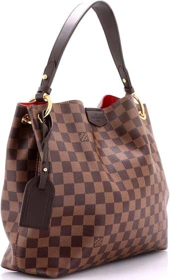 Louis Vuitton Graceful Shoulder Bag Women's bags MM Brown Used - Good