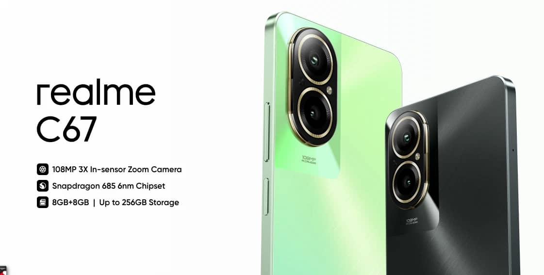realme C67 Cell Phones Green 128GB Unlocked New