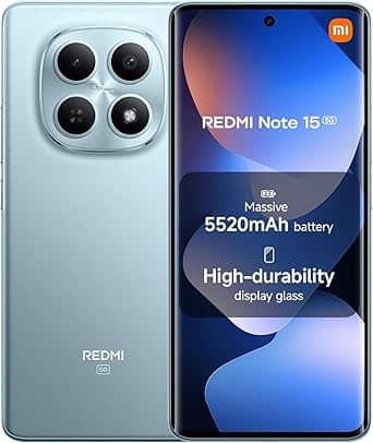 Xiaomi Redmi Note 15 5G Cell Phones Black 256GB Unlocked New