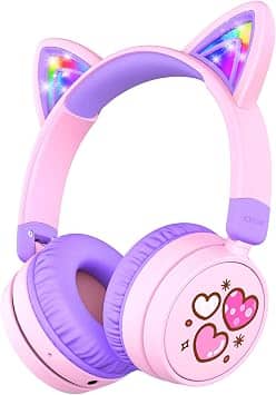 iClever Meow Cookies Headphones & Earbuds Pink New