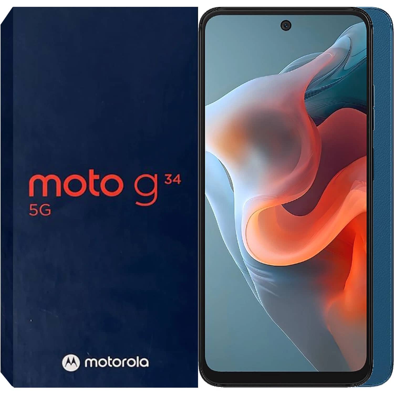 Motorola Moto G34 Cell Phones Green 128GB Unlocked New