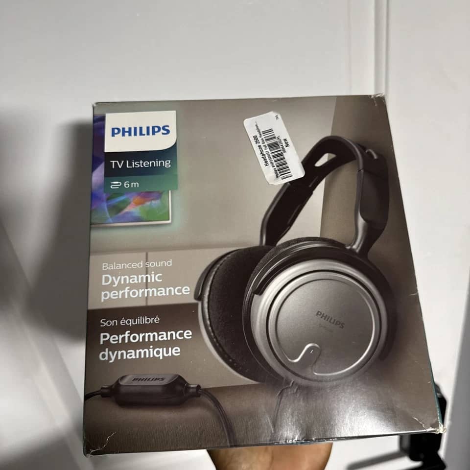Philips SHP2500 Headphones & Earbuds Black New