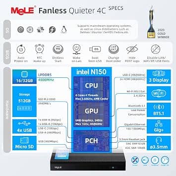 MeLE Quieter 4C Computers New