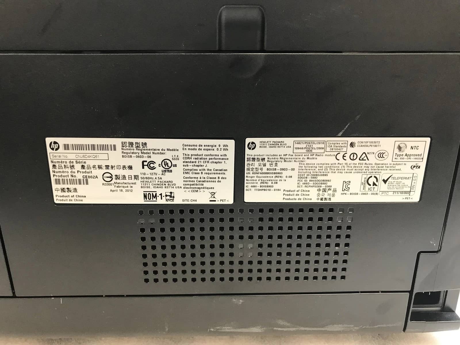 HP Cm1415Fnw Printers Refurbished - Excellent
