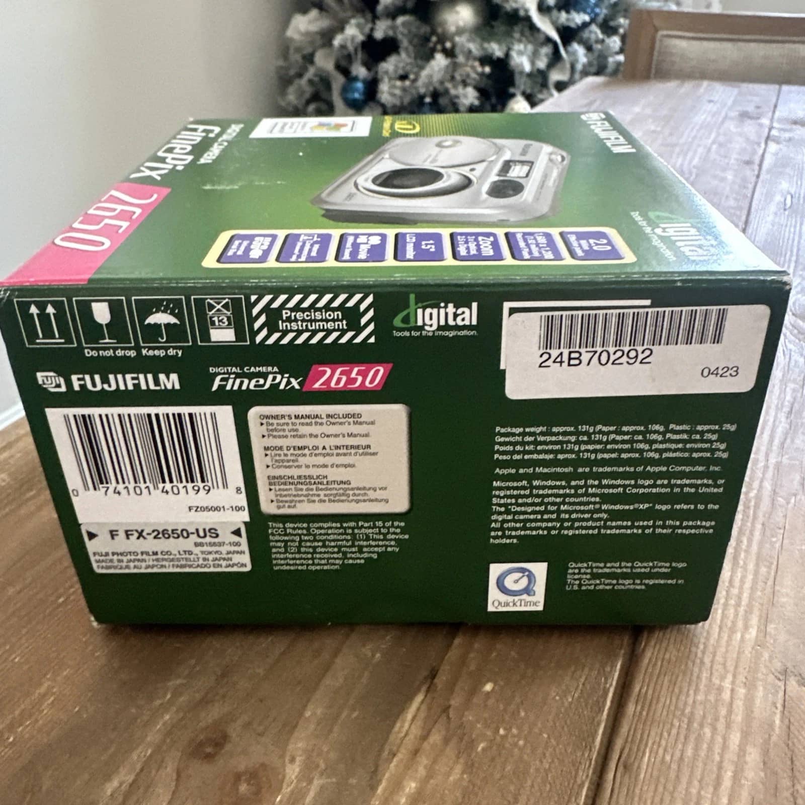 Fujifilm FinePix 2650 Digital Cameras Silver New