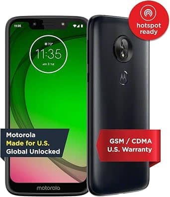 Motorola Moto G7 Play Cell Phones Blue 32GB AT&T New