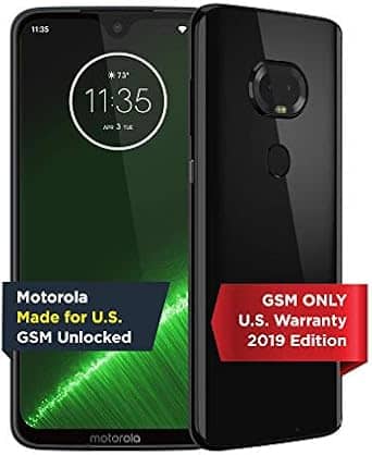 Motorola Moto G7 Plus Cell Phones Black 64GB T-Mobile New