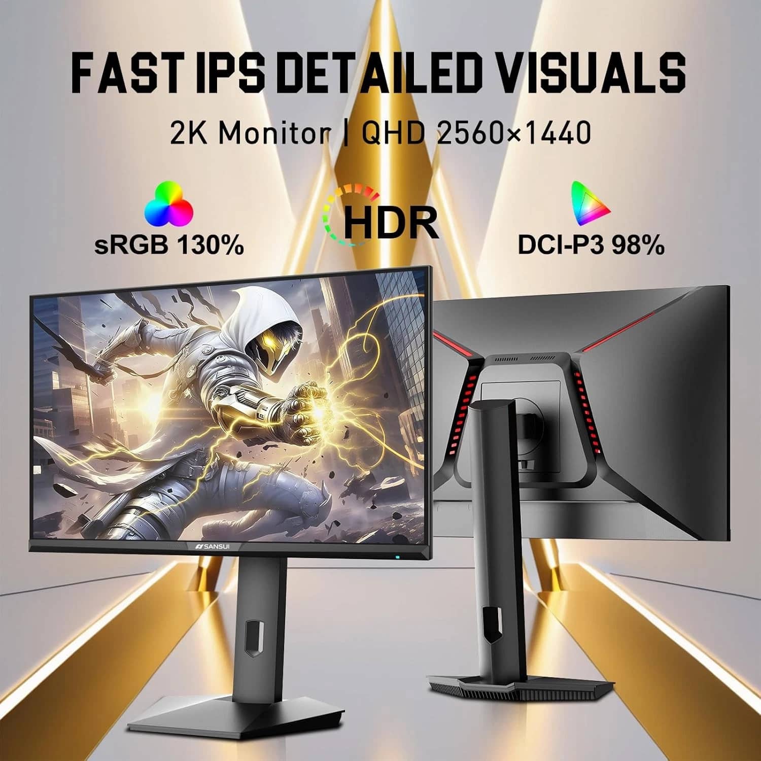 SANSUI ES-G25F6Q Pro Monitors New