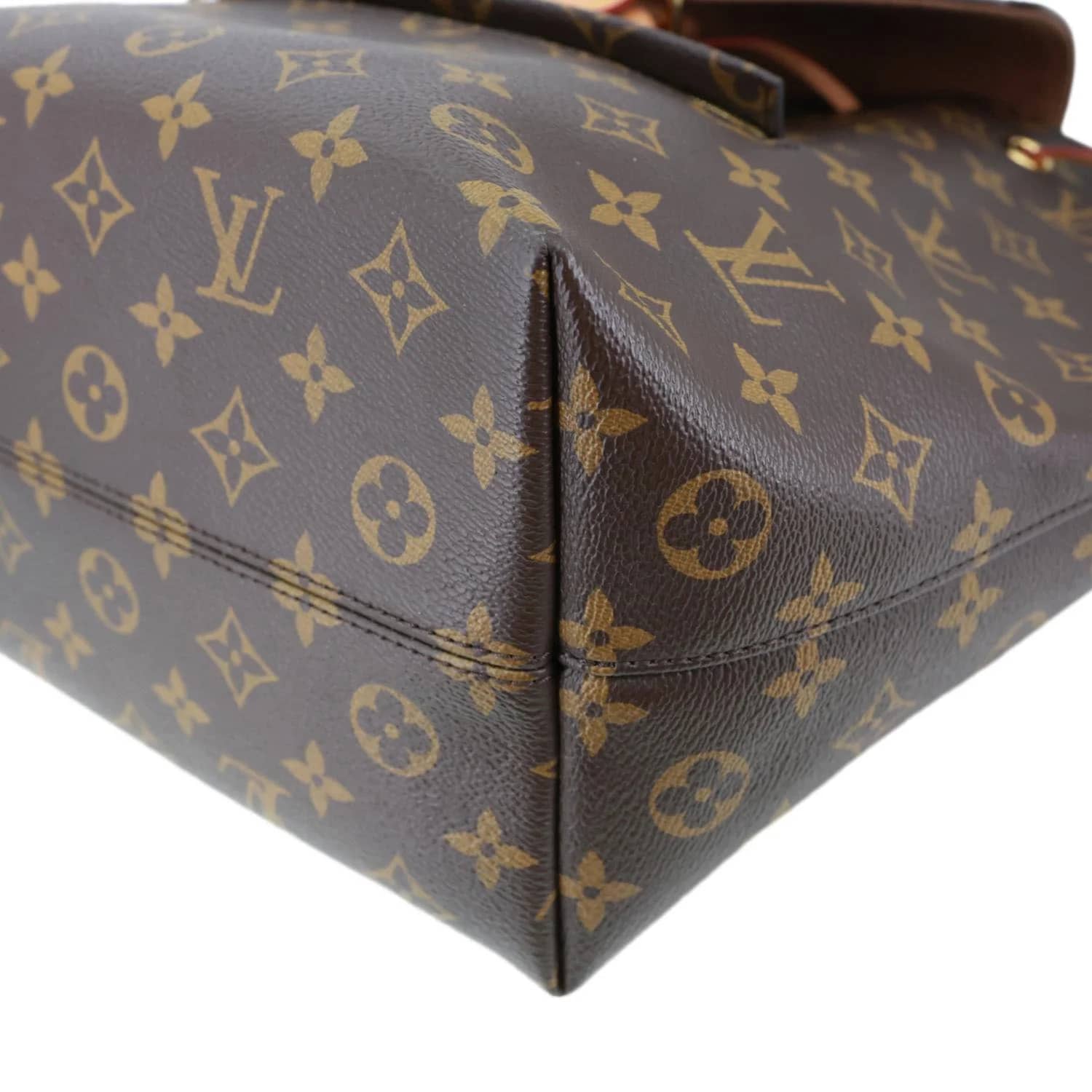 Louis Vuitton Montsouris Backpack Women's bags MM Brown Monogram Canvas New