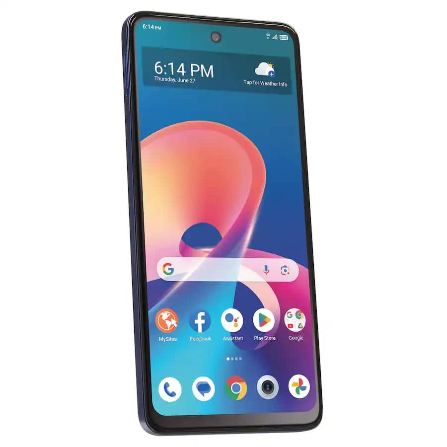 TCL 50 XE 5G Cell Phones Blue 128GB Locked New