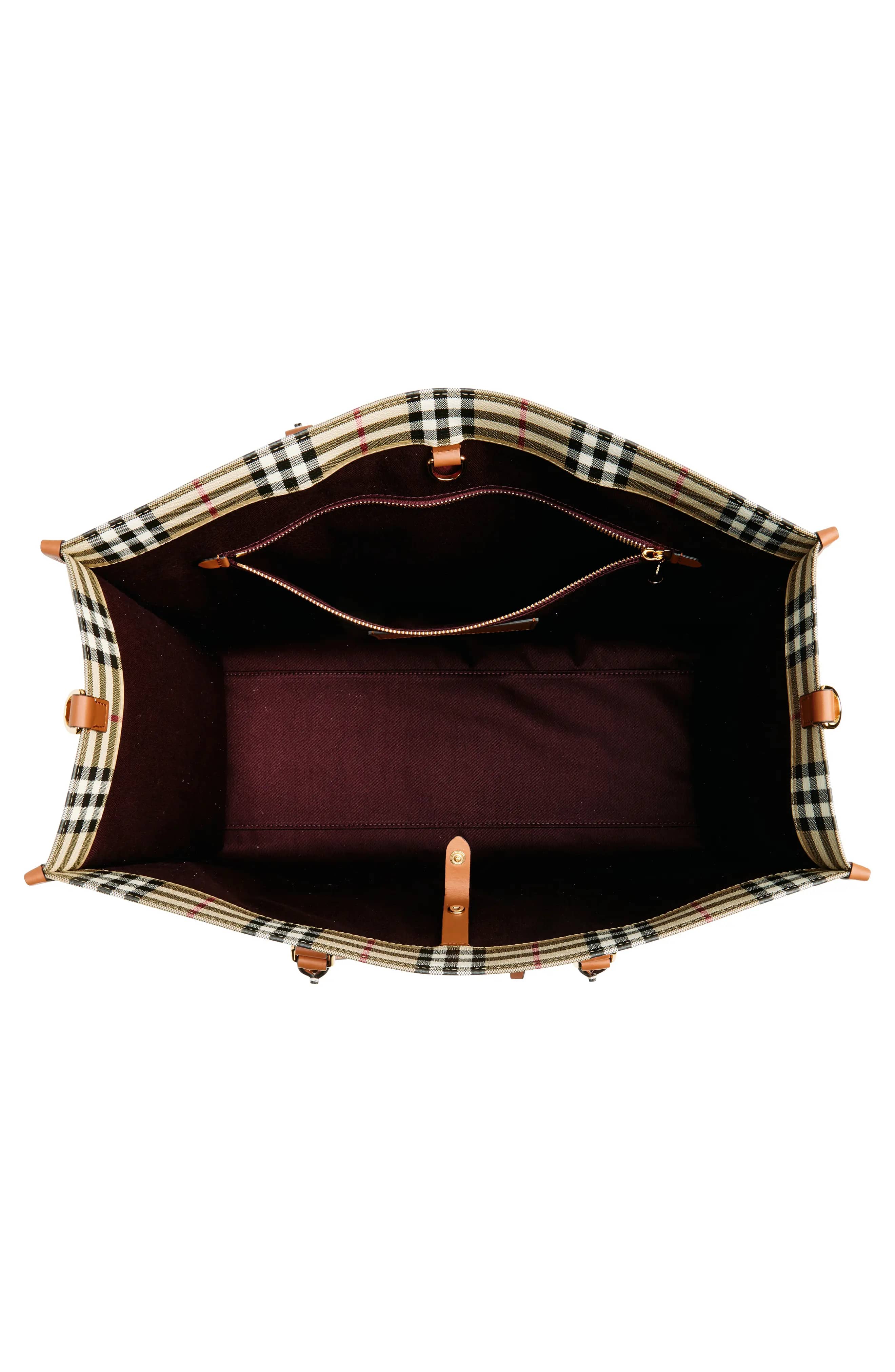 Burberry Freya Women's bags Medium Check Canvas New