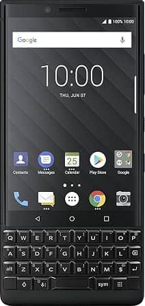 BlackBerry KEY2 Silver Cell Phones 64GB Unlocked New