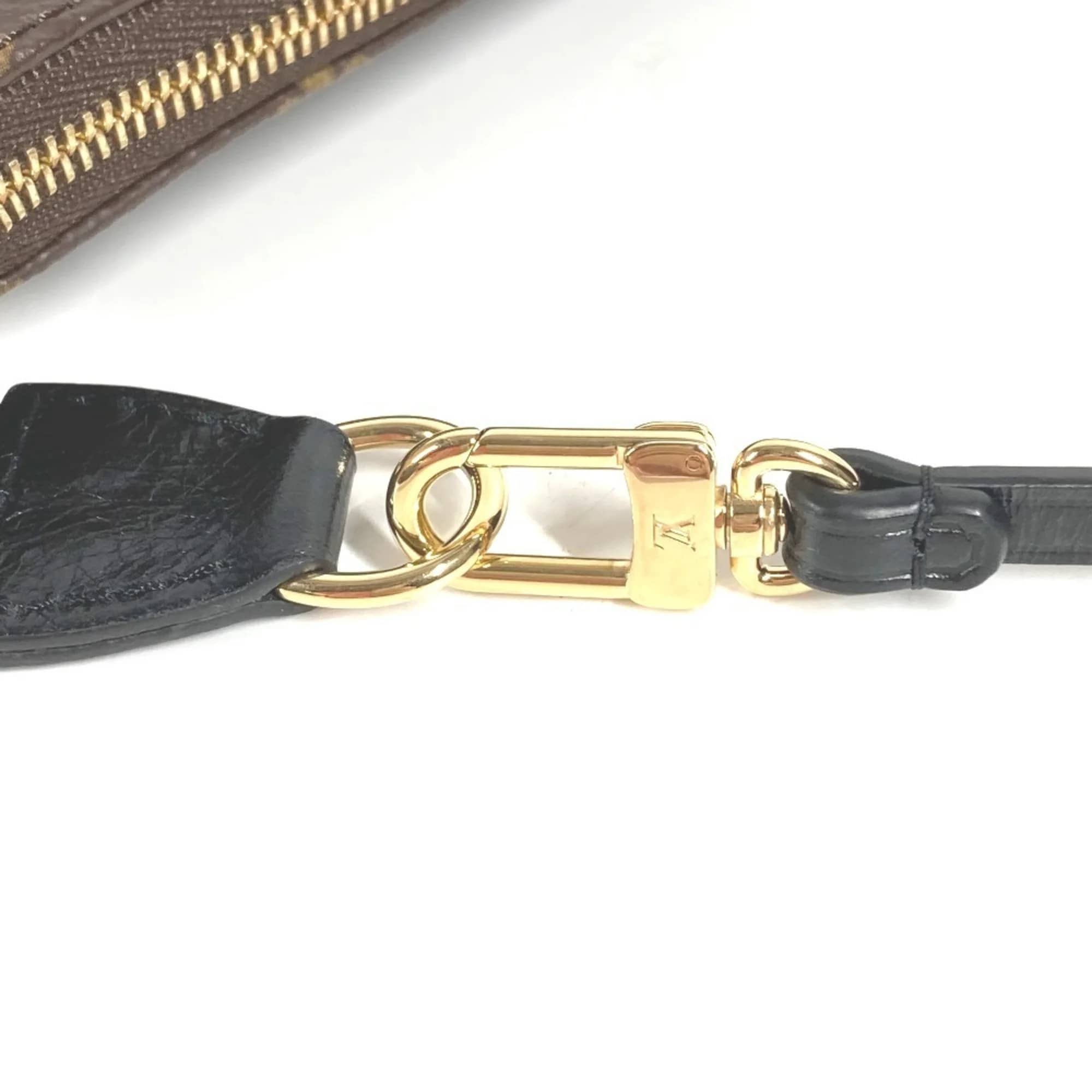 Louis Vuitton Pochette Accessoires Women's bags Mini Brown Damier Ebene Canvas New