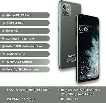 CUBOT C30 Cell Phones Black 128GB Unlocked New