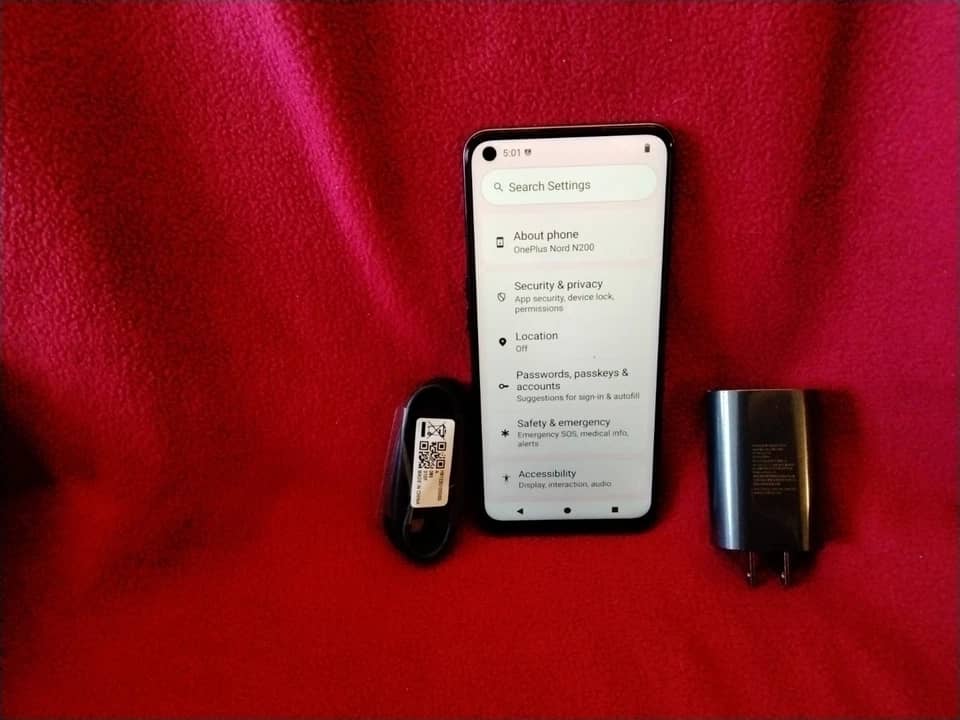 Oneplus Nord N200 Cell Phones Blue 64GB Locked New