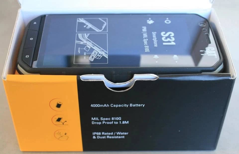 CAT S31 Cell Phones Black 16GB Unlocked New
