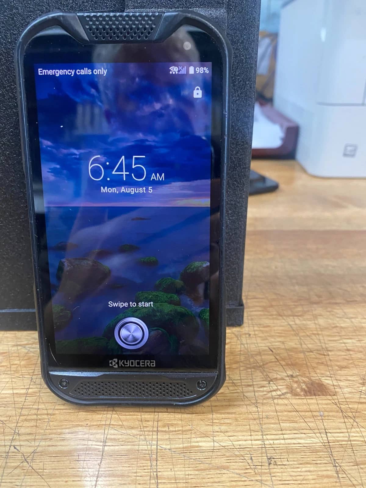 Kyocera DuraForce PRO 2 Cell Phones Black 64GB AT&T Refurbished - Excellent