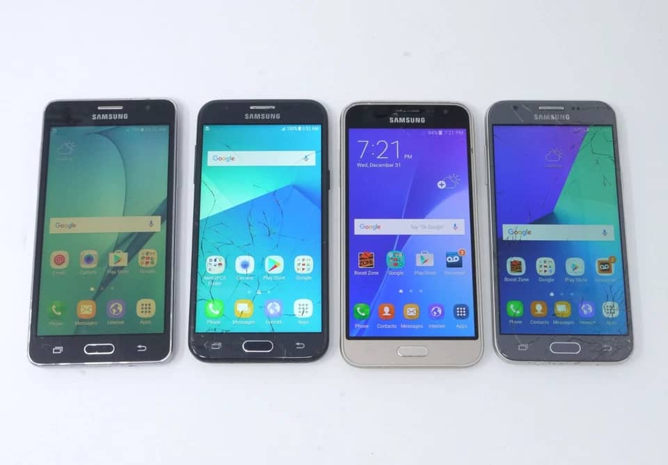 Samsung Galaxy J3 Prime Cell Phones Silver 16GB Unlocked Used - Good