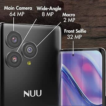 NUU B30 Cell Phones Black 256GB Unlocked New