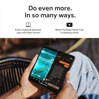Google Pixel Fold Cell Phones Black 256GB Unlocked New