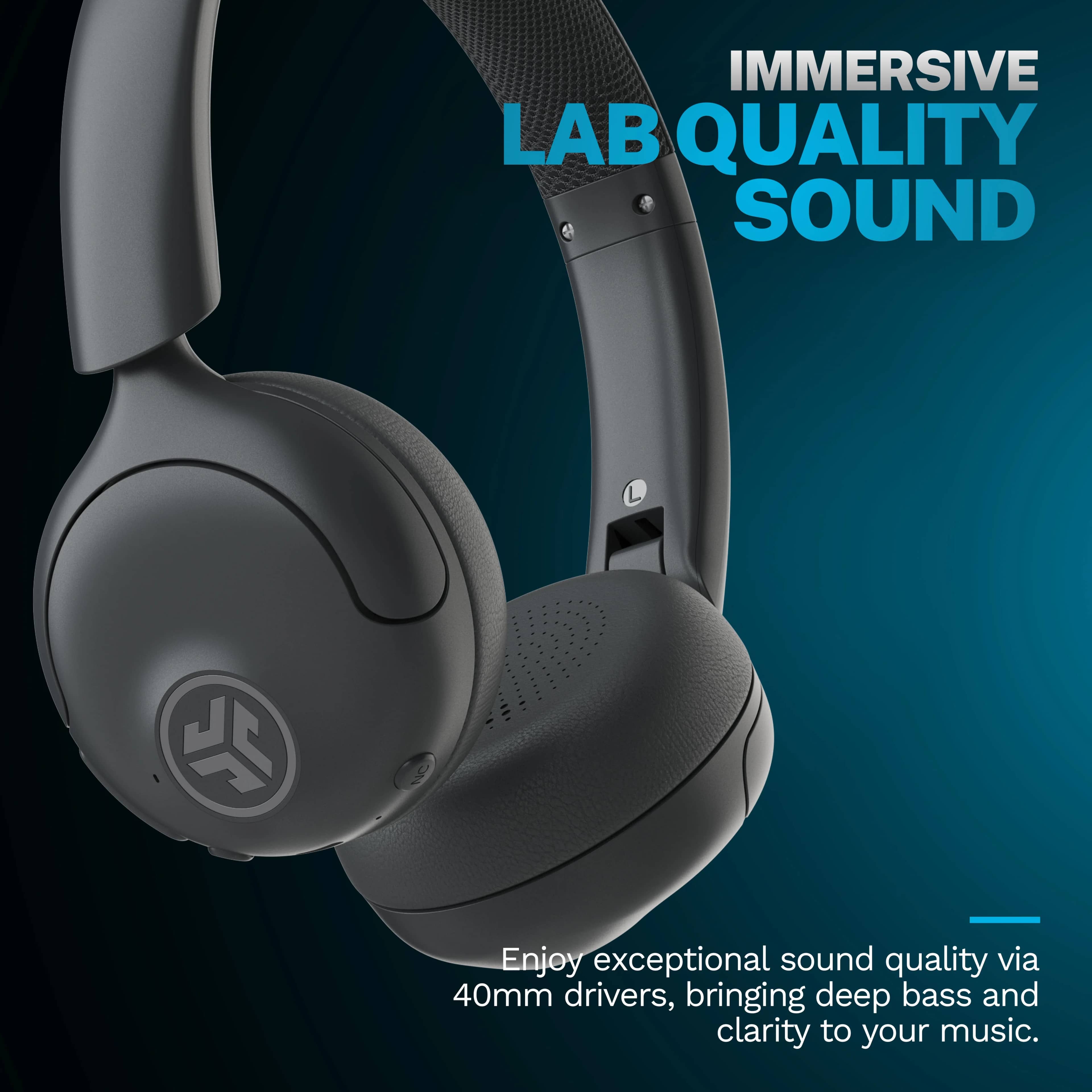 JLab HBGOLUXANCRGPH93 Headphones & Earbuds Gray New